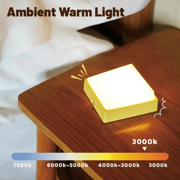 Kalsten | Wireless dimmable night light – Rechargeable with timer & magnet attachment