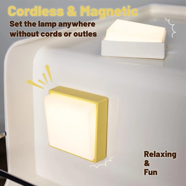 Kalsten | Wireless dimmable night light – Rechargeable with timer & magnet attachment