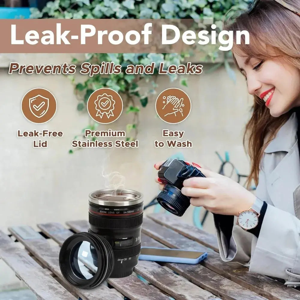 Kalsten | Camera Lens Mug – Insulating and decorative