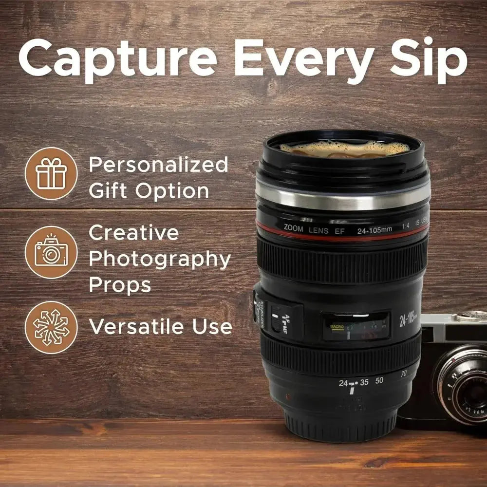 Kalsten | Camera Lens Mug – Insulating and decorative
