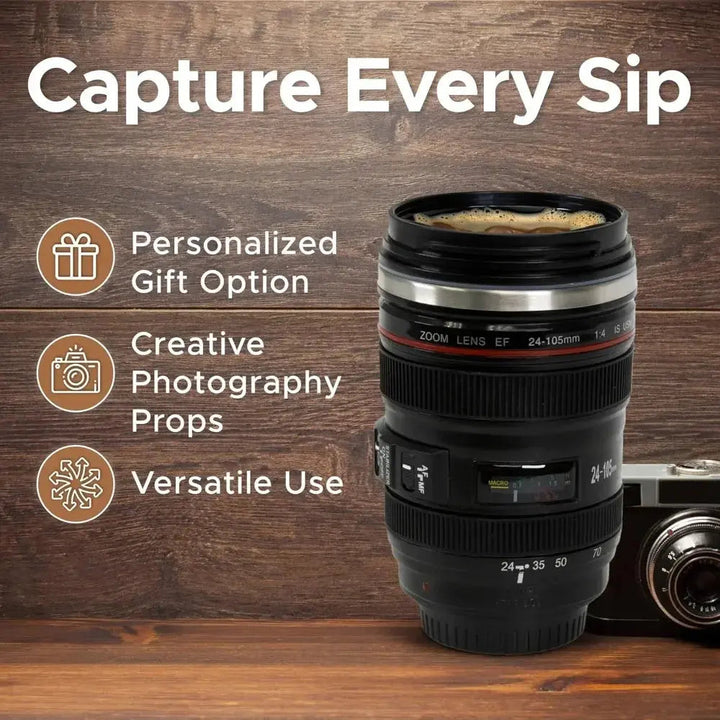 Kalsten | Camera Lens Mug – Insulating and decorative