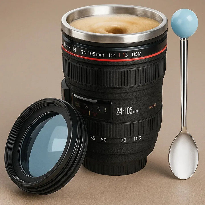 Kalsten | Camera Lens Mug – Insulating and decorative