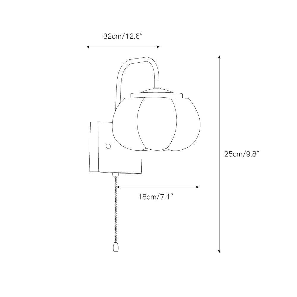 Kapok Flower Wall Lamp | Kalsten