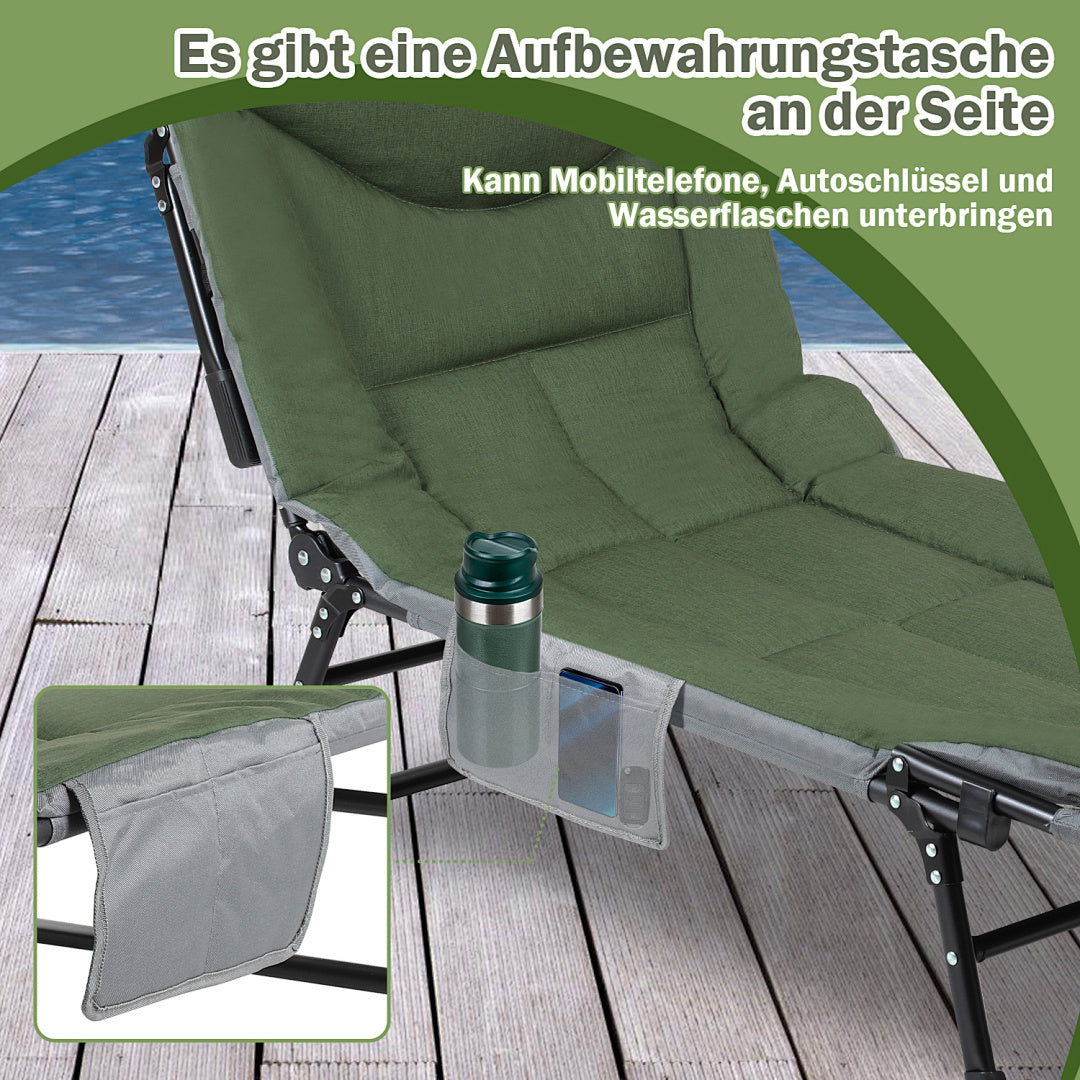 Carp bed fishing bed foldable maximum load 150 kg | Kalsten