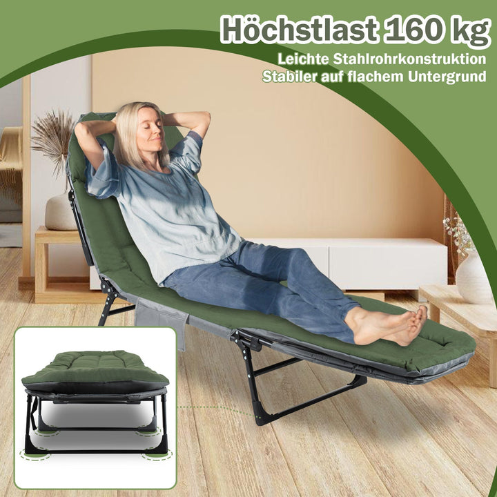Carp bed fishing bed foldable maximum load 150 kg | Kalsten