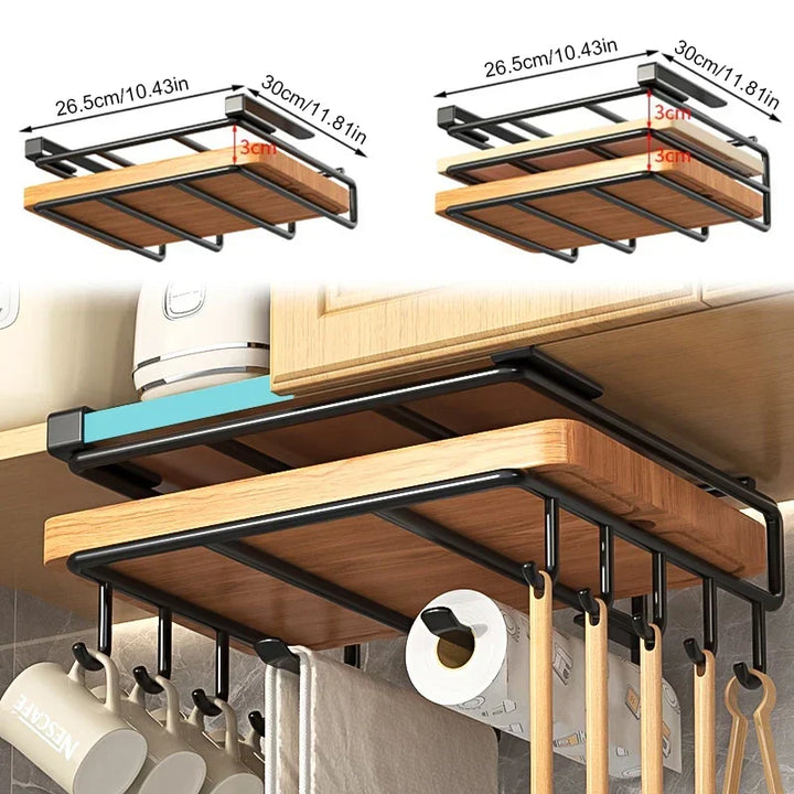 Stylish Kitchen Hang Organizer - Easy Installation Without Drilling Kalsten