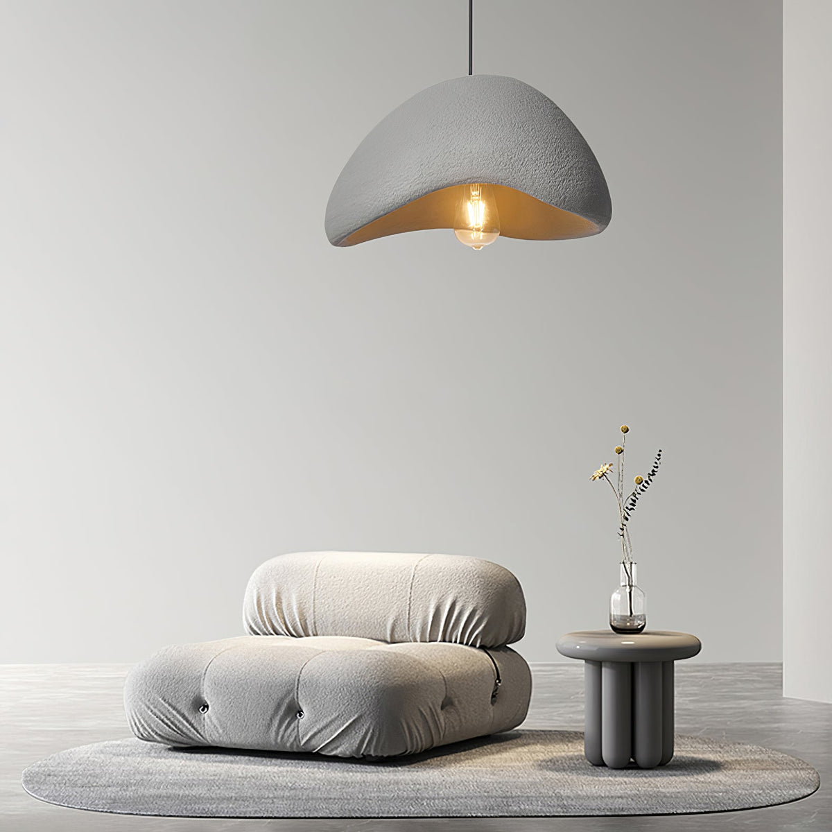 Wabi-Sabi Cocoon Pendant Light, Style A