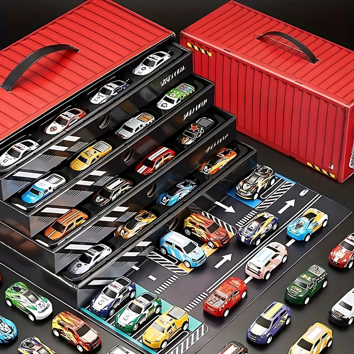 Kalsten | Kids Diecast Car Track Garage Playset
