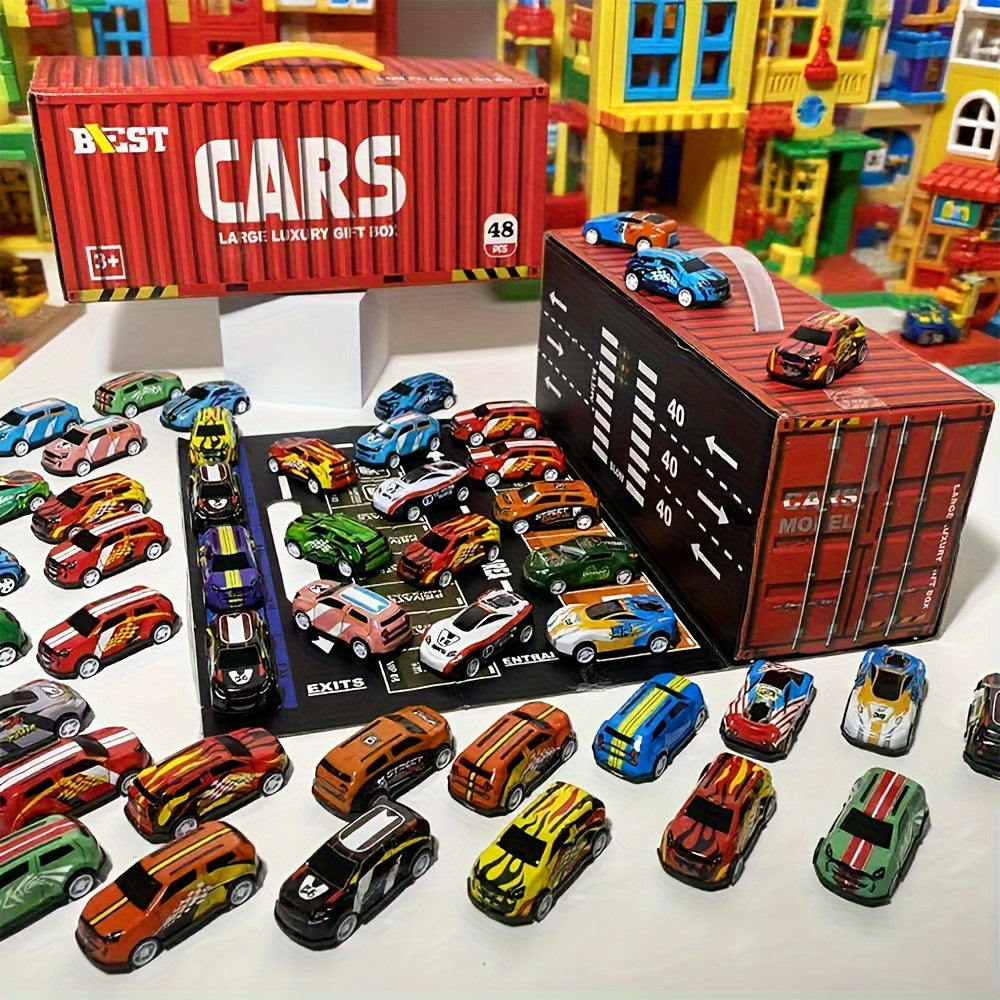 Kalsten | Kids Diecast Car Track Garage Playset