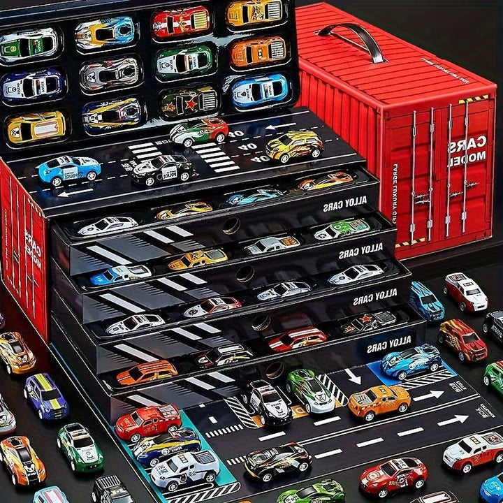 Kalsten | Kids Diecast Car Track Garage Playset