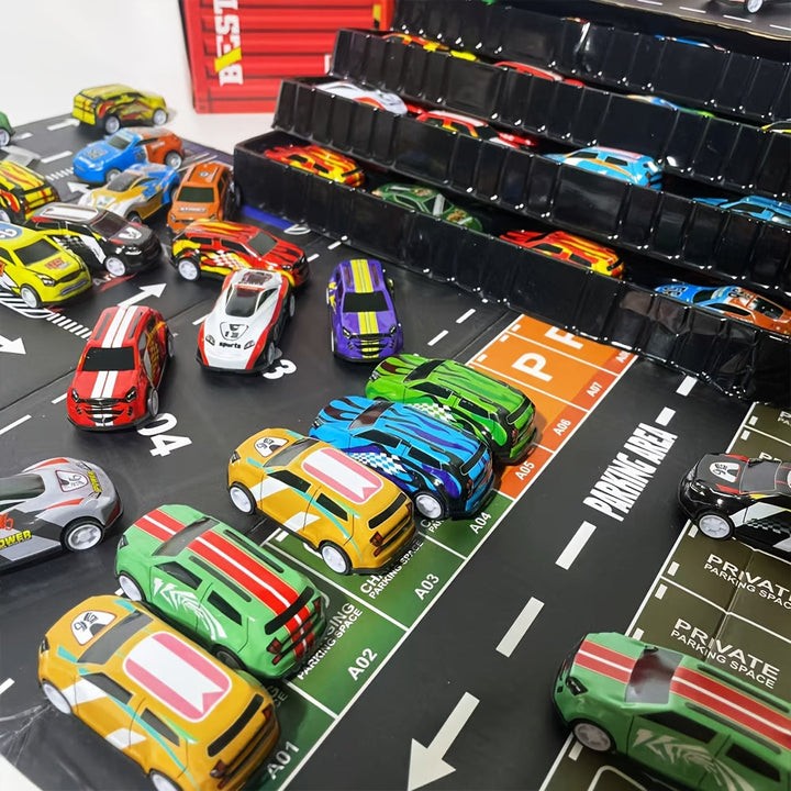 Kalsten | Kids Diecast Car Track Garage Playset