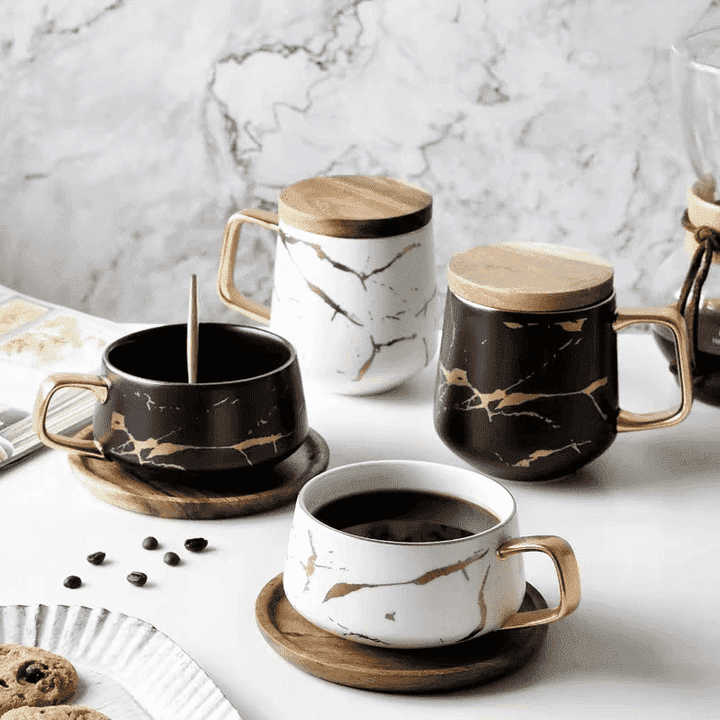 Kintsugi Nordic Ceramic Tall Mug | Kalsten