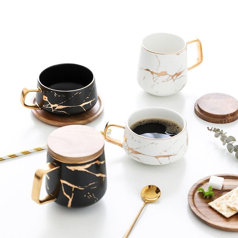 Kintsugi Nordic Ceramic Tall Mug | Kalsten