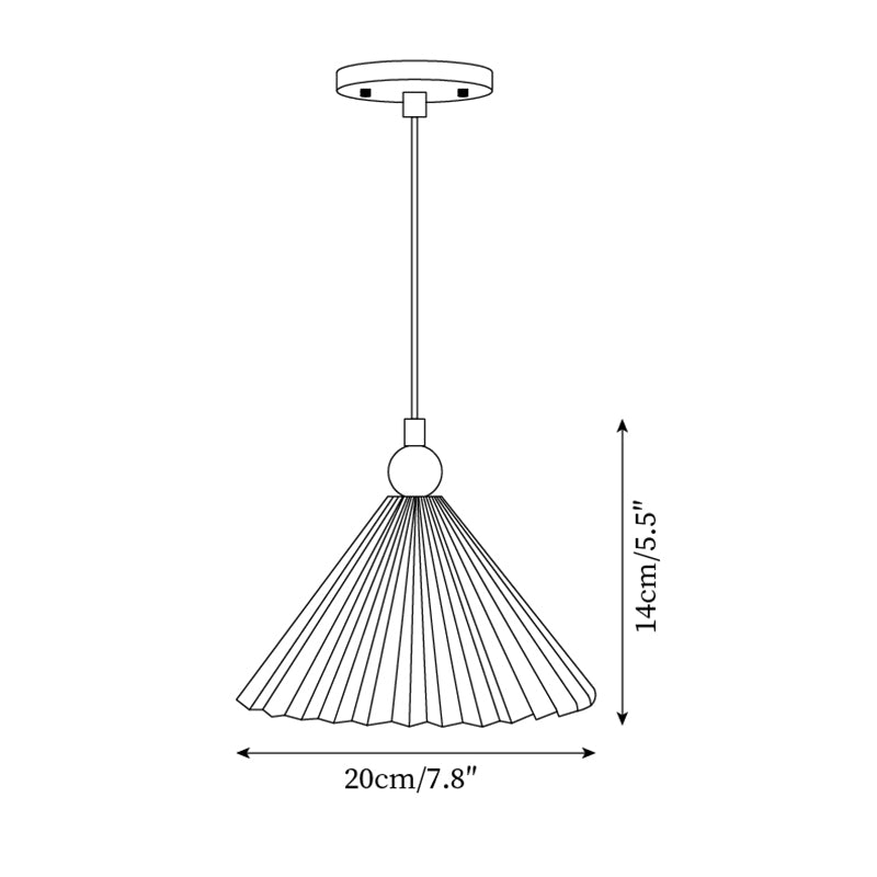 Pendant Light Ceramic Shade 7.8 in Adjustable Blue Dining Kitchen Hanging Ceiling Lamp | Kalsten