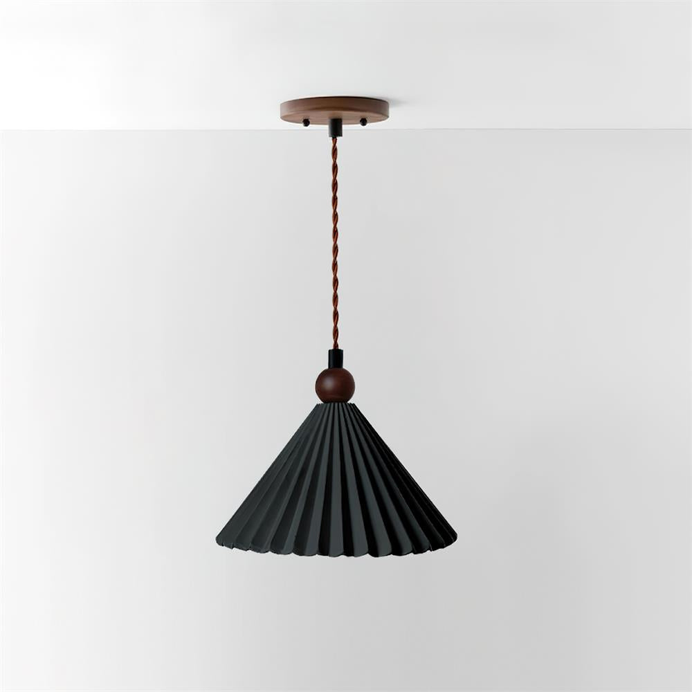 Pendant Light Ceramic Shade 7.8 in Adjustable Blue Dining Kitchen Hanging Ceiling Lamp | Kalsten
