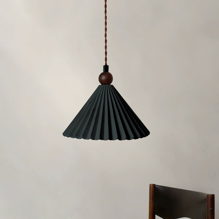 Pendant Light Ceramic Shade 7.8 in Adjustable Blue Dining Kitchen Hanging Ceiling Lamp | Kalsten