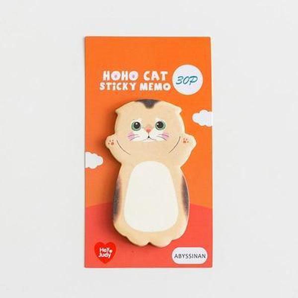 Kitty Sticky Note Memo Pad | Kalsten