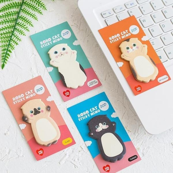 Kitty Sticky Note Memo Pad | Kalsten
