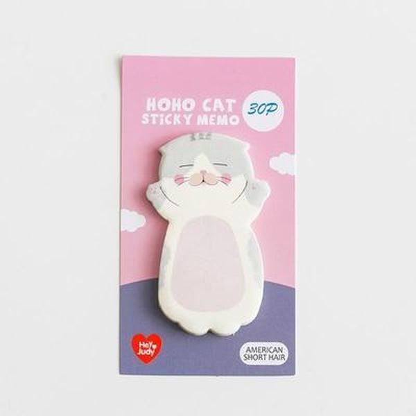 Kitty Sticky Note Memo Pad | Kalsten