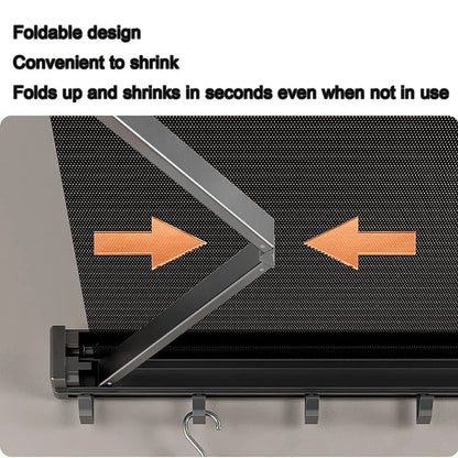 BowLift | Foldable wall shelf for laundry – space-saving with double drying area