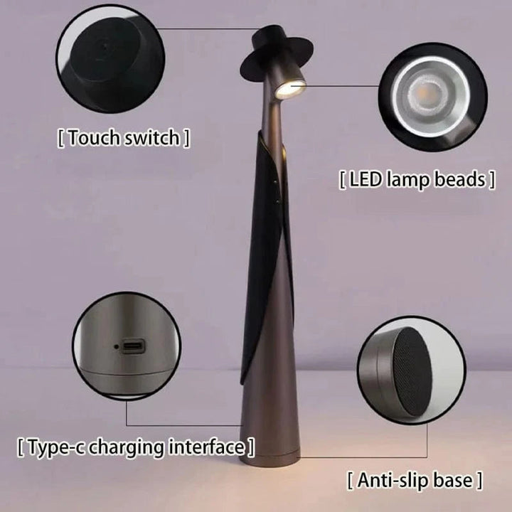Classic Touch LED Desk Lamp | Rechargeable Table Lamp | Kalsten