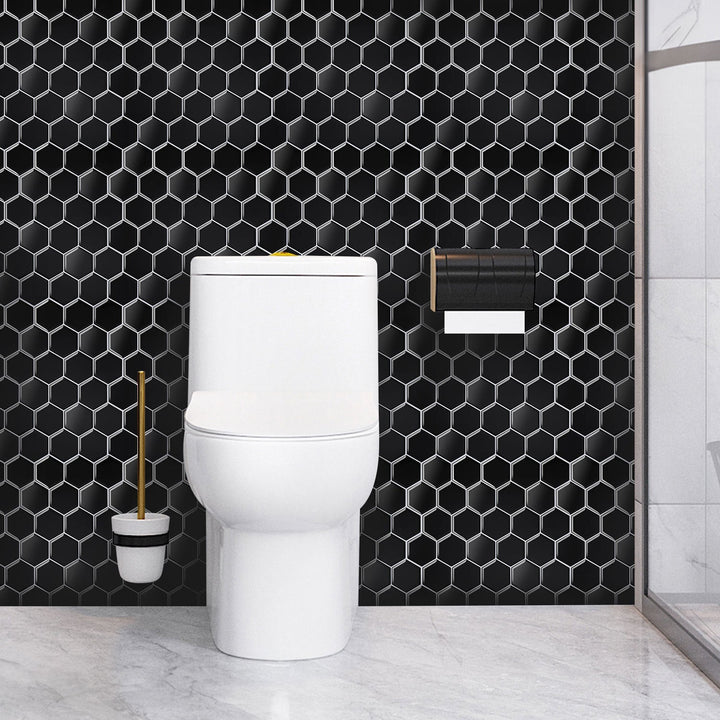 Self-adhesive tiles 10-piece set hexagon | Kalsten