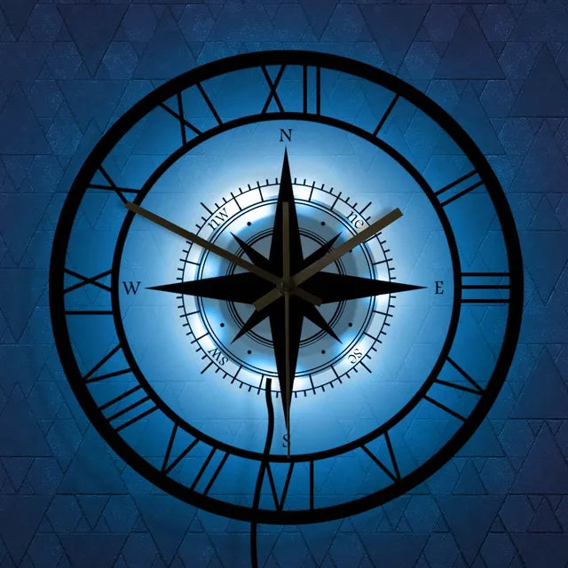 Kalsten | Nautical Compass Wall Clock
