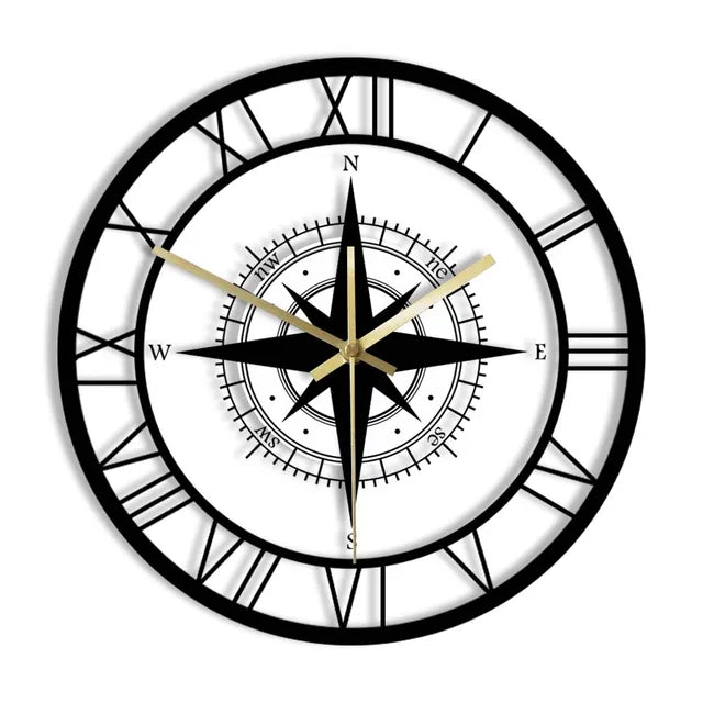 Kalsten | Nautical Compass Wall Clock
