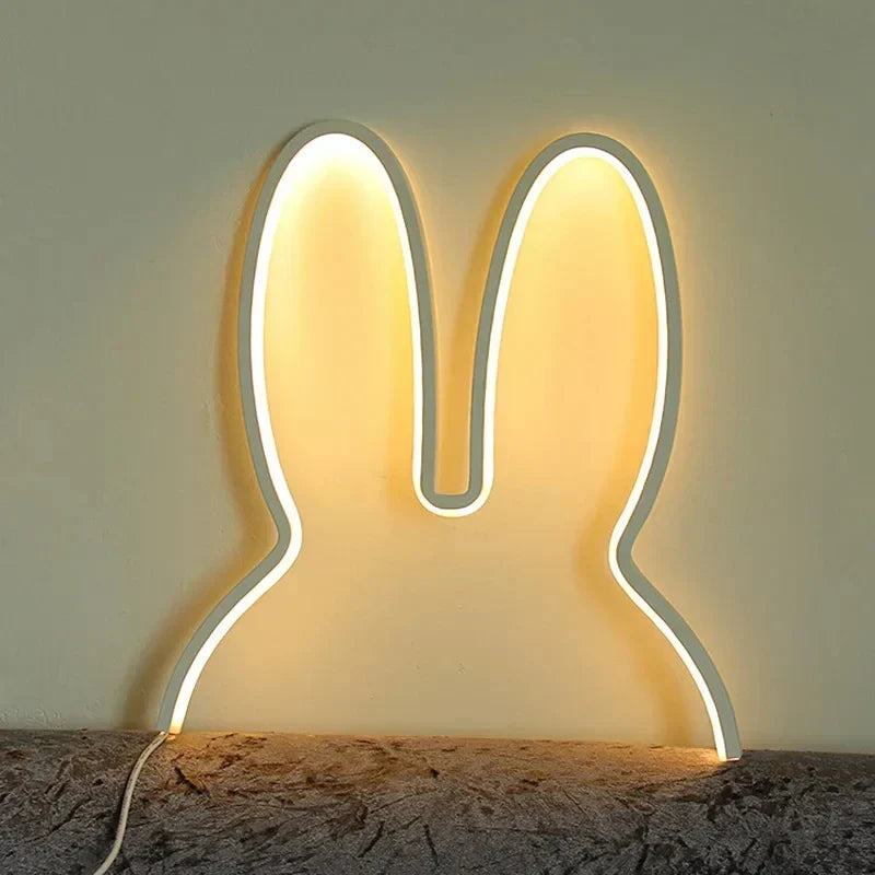 USB Rechargeable Rabbit Night Light with Ambient Lighting - BunnyLight | Kalsten