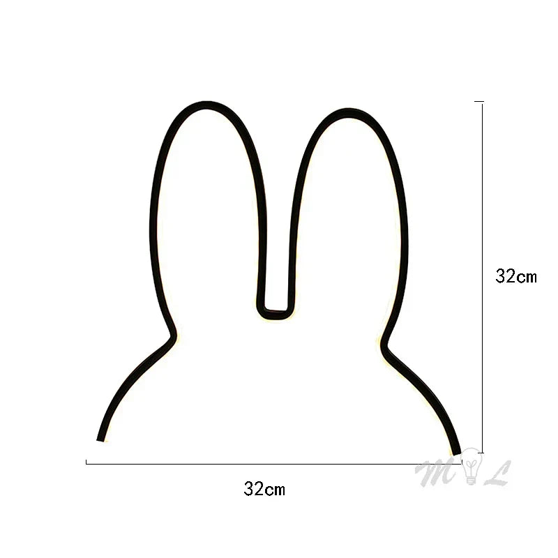 USB Rechargeable Rabbit Night Light with Ambient Lighting - BunnyLight | Kalsten