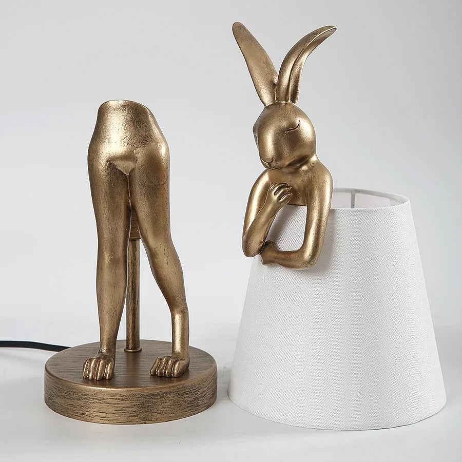 Rabbit Table Lamp – Dimmable LED Night Light in Modern Design for Kids' Room & Living Room | Kalsten