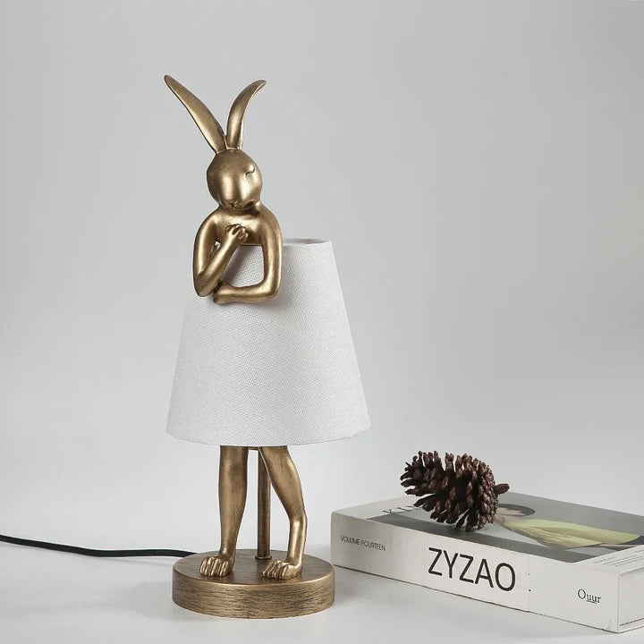 Rabbit Table Lamp – Dimmable LED Night Light in Modern Design for Kids' Room & Living Room | Kalsten