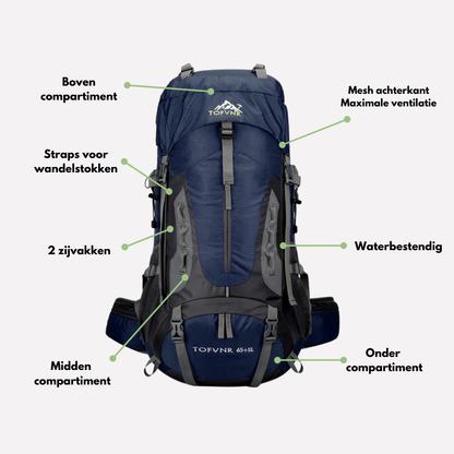 Skanto | 60L Waterproof Backpack – Spacious and Durable Bag for Outdoor Adventures