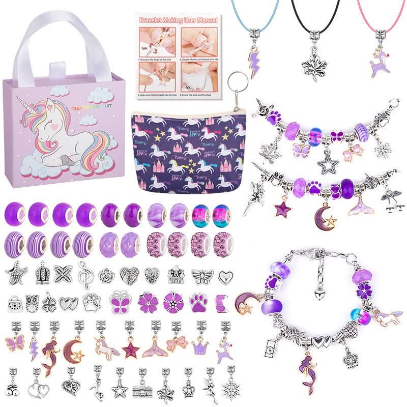Kalsten | Creative Bracelet Craft Kit for Girls with Sparkling Charms