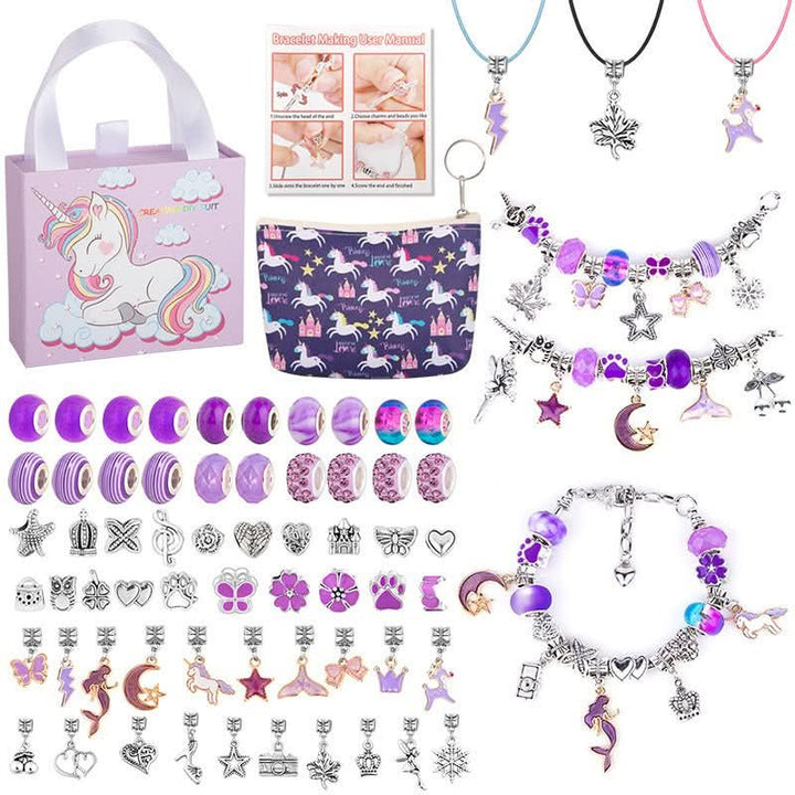 Kalsten | Creative Bracelet Craft Kit for Girls with Sparkling Charms