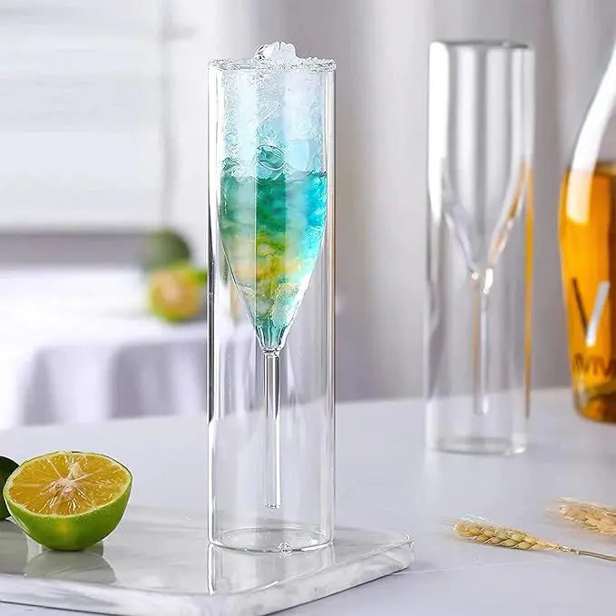 Kalsten | Crystal glasses with floating effect for champagne