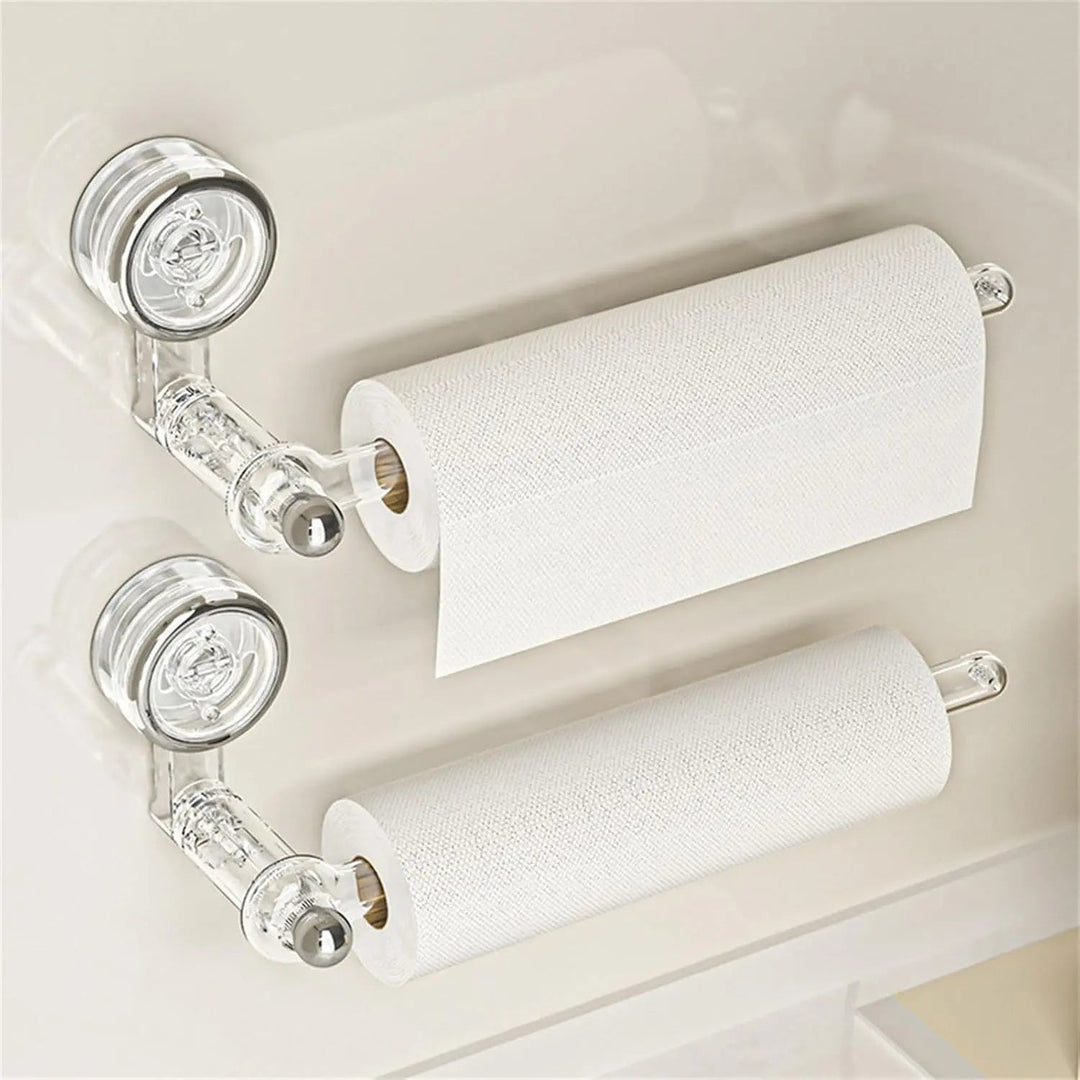 Kalsten | Kitchen roll holder with vacuum suction cup – Drill-free & reusable