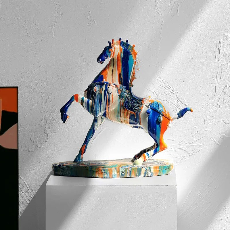 Kalsten | Art Colorful Bull Sculpture