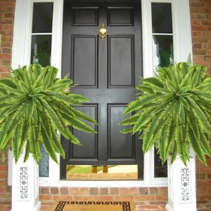 Kalsten | Artificial Boston Fern Bundle - UV resistant & easy to care for (18 stems)
