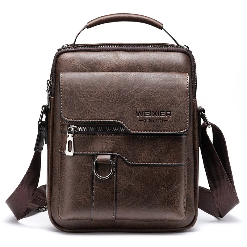 Kalsten | Men's Genuine Leather Shoulder Bag | Durable, Adjustable Strap & Ideal for Work or Leisure