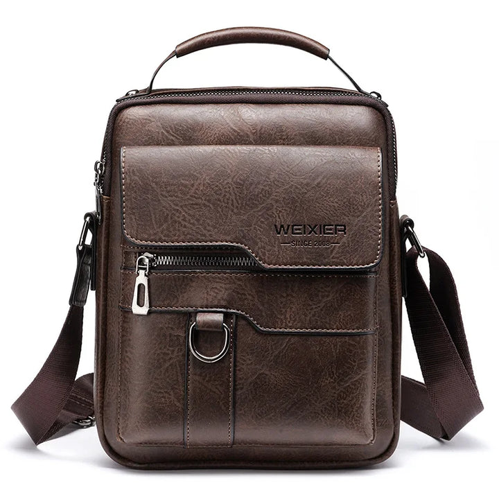 Kalsten | Men's Genuine Leather Shoulder Bag | Durable, Adjustable Strap & Ideal for Work or Leisure