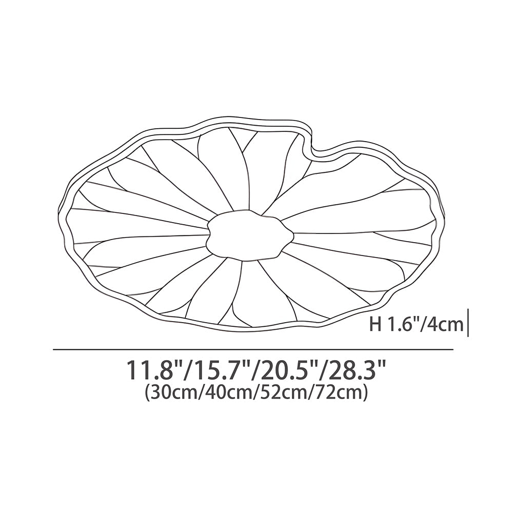 Ceiling Light Acrylic 39.4 in Indoor Modern LED Bedroom Hallway Living Room Fixture | Kalsten