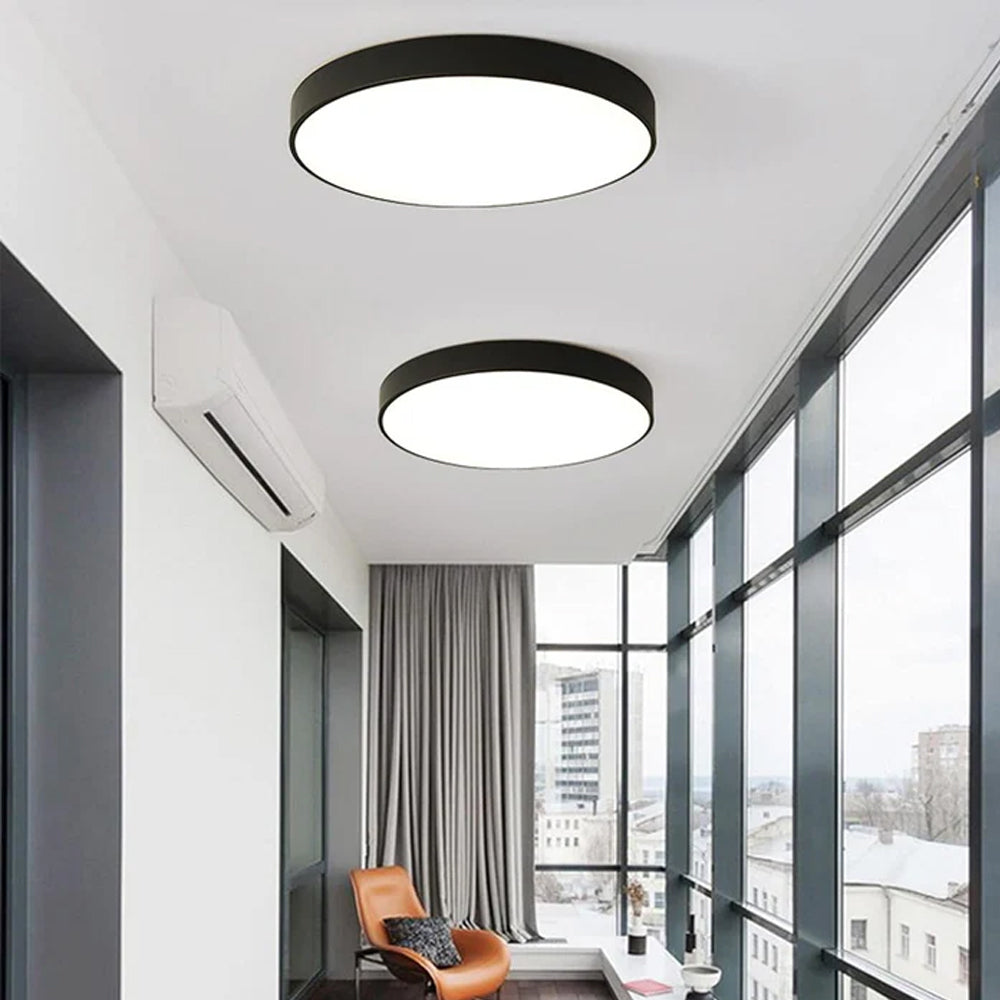 Ceiling Light Acrylic Extra-Thin 15.8 in Indoor Modern Circular LED Lighting Bedroom Dining Room Living Room | Kalsten