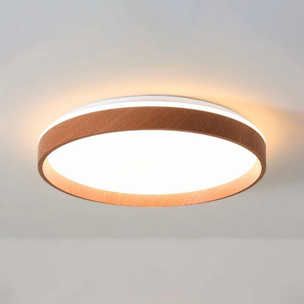 Ceiling Light Acrylic Round 15.7 in 2.8 in Indoor Bedroom Living Room LED Modern Minimalist Flush Mount Fixture | Kalsten