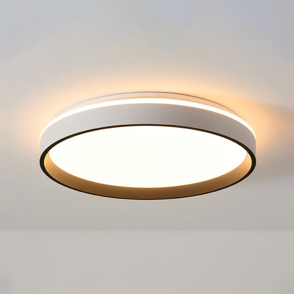 Ceiling Light Acrylic Round 15.7 in 2.8 in Indoor Bedroom Living Room LED Modern Minimalist Flush Mount Fixture | Kalsten