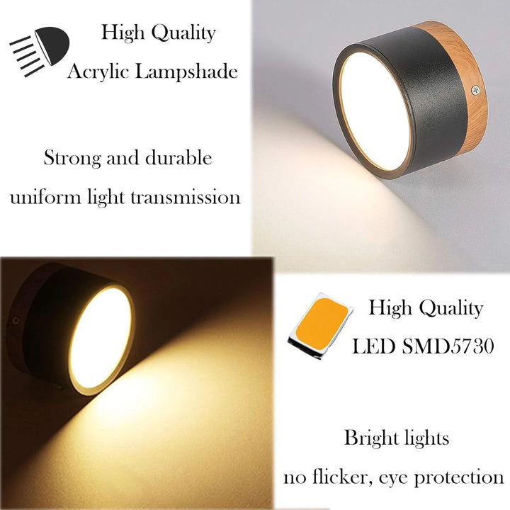 Ceiling Light Aluminum Mini Cylinder 2.8 in x 2.4 in Indoor Hallway Living Room Bedroom Modern Lighting | Kalsten