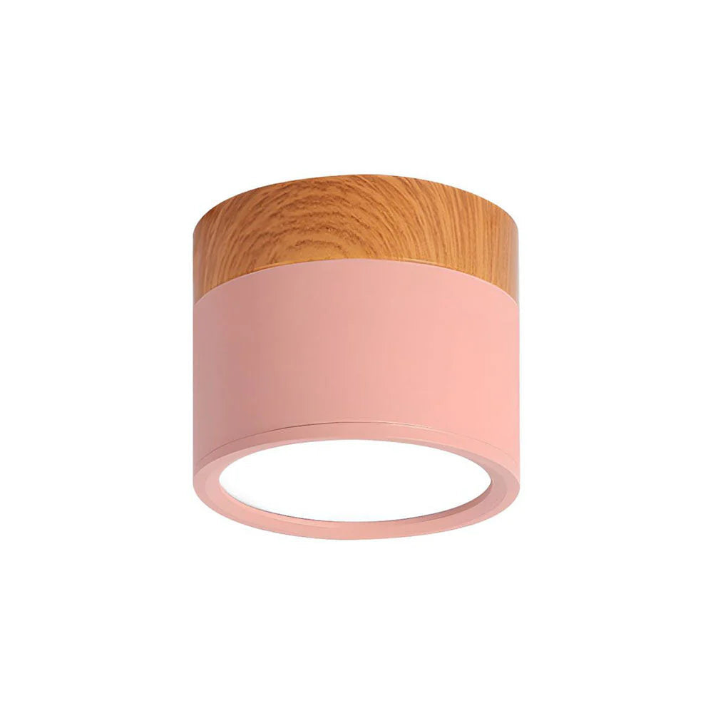 Ceiling Light Aluminum Mini Cylinder 2.8 in x 2.4 in Indoor Hallway Living Room Bedroom Modern Lighting | Kalsten