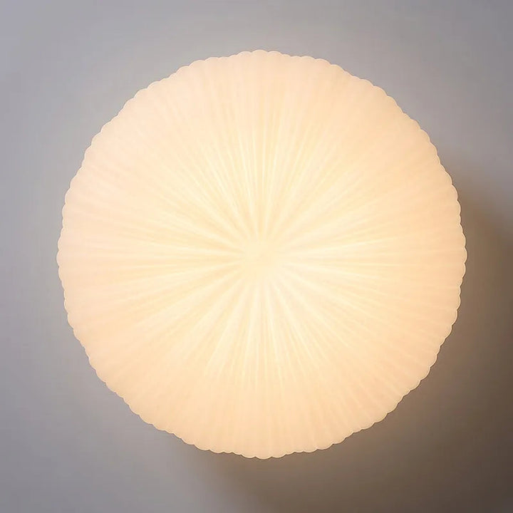 Ceiling Light Metal PE Acrylic 7.9 in Round Modern Indoor LED Fixture Bedroom Living Room Dining Area | Kalsten