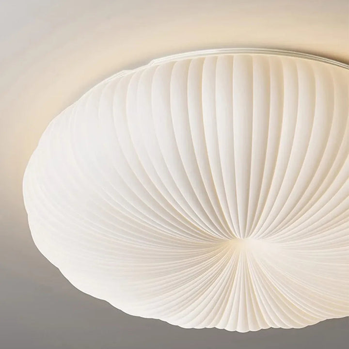Ceiling Light Metal PE Acrylic 7.9 in Round Modern Indoor LED Fixture Bedroom Living Room Dining Area | Kalsten