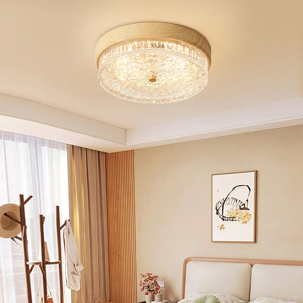 Ceiling Light Glass LED 12.6 in Indoor Bedroom Living Room Dining Room Modern Fixture | Kalsten